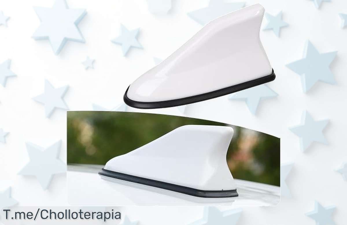 Antena aleta tiburón con señal top y diseño moderno oferta nunca vista mejora tu radio sin cortes precio loco super chollo corre que vuelan