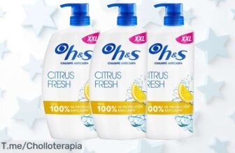Atrapa el frescor cítrico con H&S Citrus Fresh, adiós a la caspa y pelo impecable en un solo paso Aprovecha este ofertón de 2400ml antes que se agote ¡Compra ya!