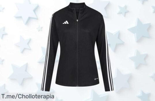 Atrévete a deslumbrar con la chaqueta adidas Tiro Training para mujer, espectacular oferta nunca vista, ¡apresúrate antes de que se agote este super chollo!