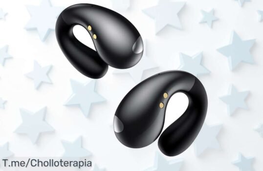 Auriculares inalámbricos con conducción ósea y Bluetooth 53 diseño abierto para libertad total precio loco super chollo único no lo dejes escapar aprovecha ya este ofertón limitado