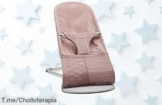 BabyBjörn Hamaca Bliss rosa palo con balanceo natural sin pilas súper ligera para bebés disfrútala ahora con descuento brutal nunca visto precio de ganga oferta limitada actúa ya