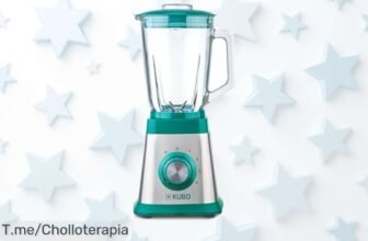 Batidora de vaso con potencia brutal de 1000W que tritura todo fácil disfruta de batidos perfectos y granizados en jarra grande aprovecha este ofertón con precio loco ya