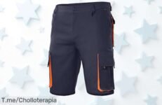 Bermudas bicolor con super refuerzo y montón de bolsillos un ofertón nunca visto disfruta este precio loco antes que se termine el descuento brutal limitada oferta
