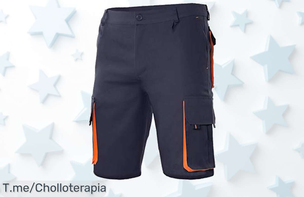 Bermudas bicolor con super refuerzo y montón de bolsillos un ofertón nunca visto disfruta este precio loco antes que se termine el descuento brutal limitada oferta