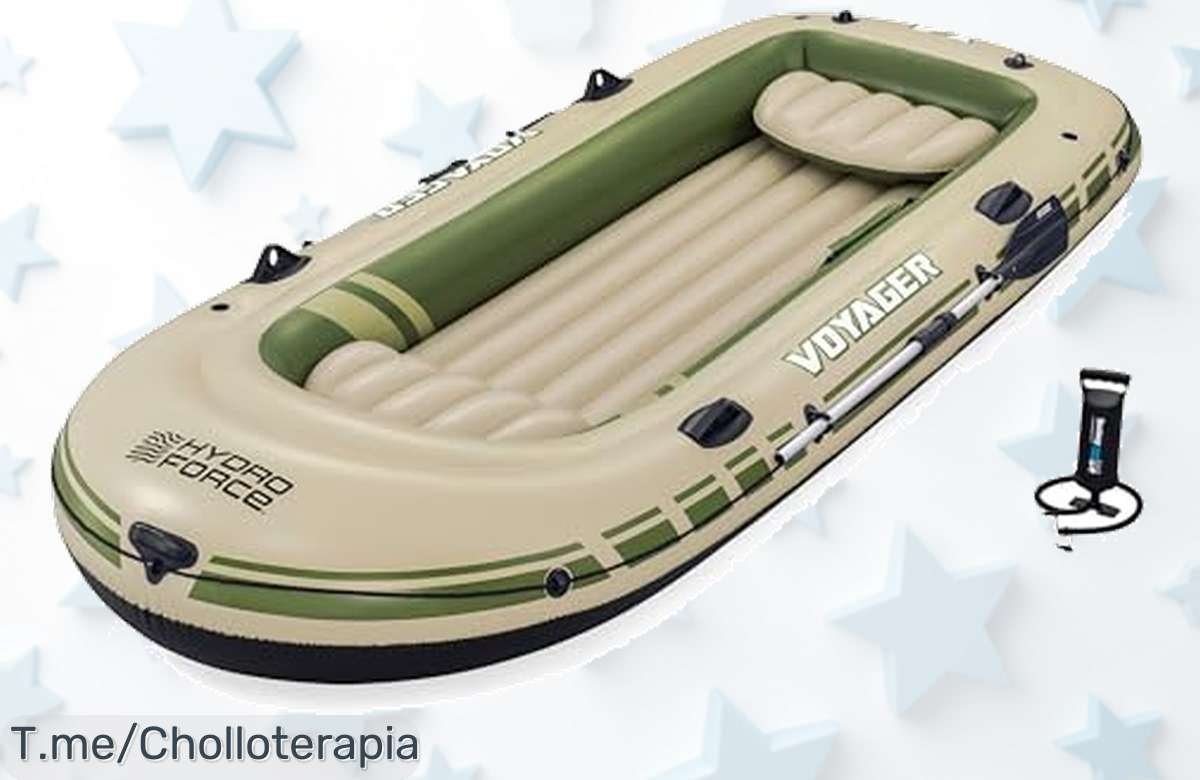 Bestway Voyager X4 balsa súper estable y maniobrable precio loco descuento brutal nunca visto disfruta sin líos aprovecha este super chollo ya