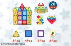 Bloques magnéticos de ventana súper coloridos para estimular su creatividad y mente precio loco nunca visto aprovecha este super chollo antes que desaparezca compra ya