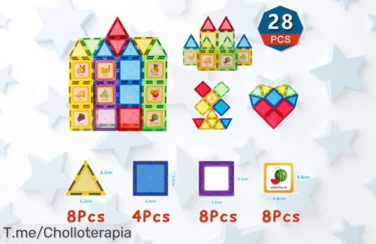 Bloques magnéticos de ventana súper coloridos para estimular su creatividad y mente precio loco nunca visto aprovecha este super chollo antes que desaparezca compra ya