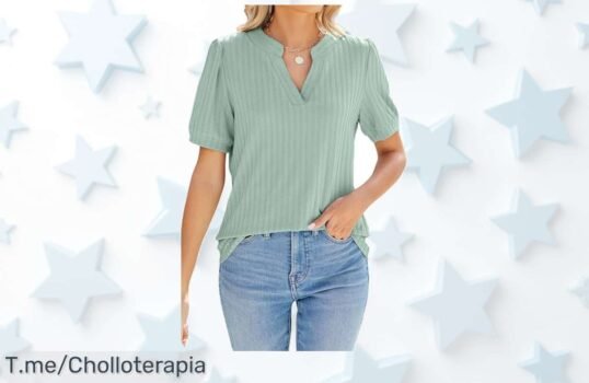 Blusa con mangas puff súper femenina diseño que enamora precio loco y descuento brutal nunca visto solo hoy aprovecha este ofertón antes que se agote