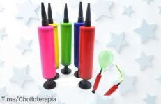 Bomba de globo súper rápida con doble acción que infla sin esfuerzo disfruta del mejor precio loco en este ofertón único ¡apresúrate antes de que desaparezca!