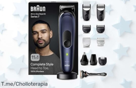Braun Series 7 kit 11 en 1 precio loco con potencia brutal y resistencia total al agua nunca visto aprovecha este super chollo ahora antes que se acabe tu oportunidad