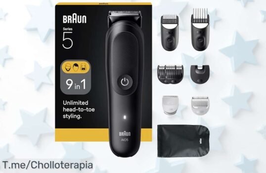 Braun serie 5 cortapelos 9 en 1 con hoja ultra afilada para corte preciso y seguro bajo el agua aprovecha este ofertón nunca visto con descuento brutal precio loco oferta limitada actúa ya
