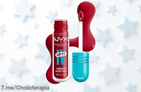 Brillo de labios NYX RedySetWet con color intenso y efecto húmedo que dura todo el día hidratación 12H vitamina B12 ¡super chollo con descuento brutal precio de ganga oferta limitada corre ya!