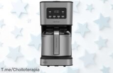 Cafetera Cecotec 950 W para 10 tazas con temporizador y antigoteo, un ofertón con descuento brutal que no puedes perder aprovecha este super chollo ya mismo