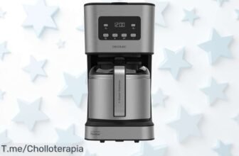 Cafetera Cecotec 950 W para 10 tazas con temporizador y antigoteo, un ofertón con descuento brutal que no puedes perder aprovecha este super chollo ya mismo