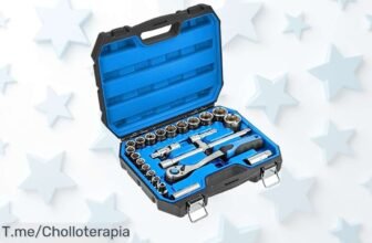 Caja de herramientas Högert con carraca ultraresistente ¡descuento brutal en este super chollo! Trabaja seguro y rápido precio loco que nunca has visto compra ya oferta limitada