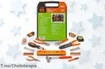 Caja herramientas completa 130 piezas con todo lo que necesitas para reparaciones rápidas y duraderas a un precio loco de ganga aprovecha este ofertón nunca visto antes ¡corre no esperes más!