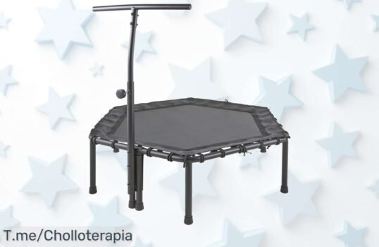 Cama elástica fitness super chollo diseño compacto con capacidad hasta 120 kg para saltar sin parar aprovecha este ofertón y descuento brutal que dura poco actúa ya