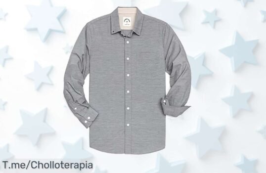 Camisa Dubinik® a cuadros para hombre con tallas exactas sin encogerse aprovecha este super chollo precio loco y descuento brutal oferta nunca vista ¡corre ya!