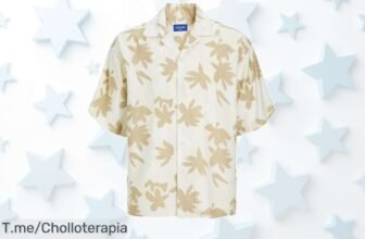 Camiseta Jack & Jones súper ligera en crema de mantequilla con estilo único a precio loco nunca visto aprovecha este ofertón ahora antes que se agote ¡corre!