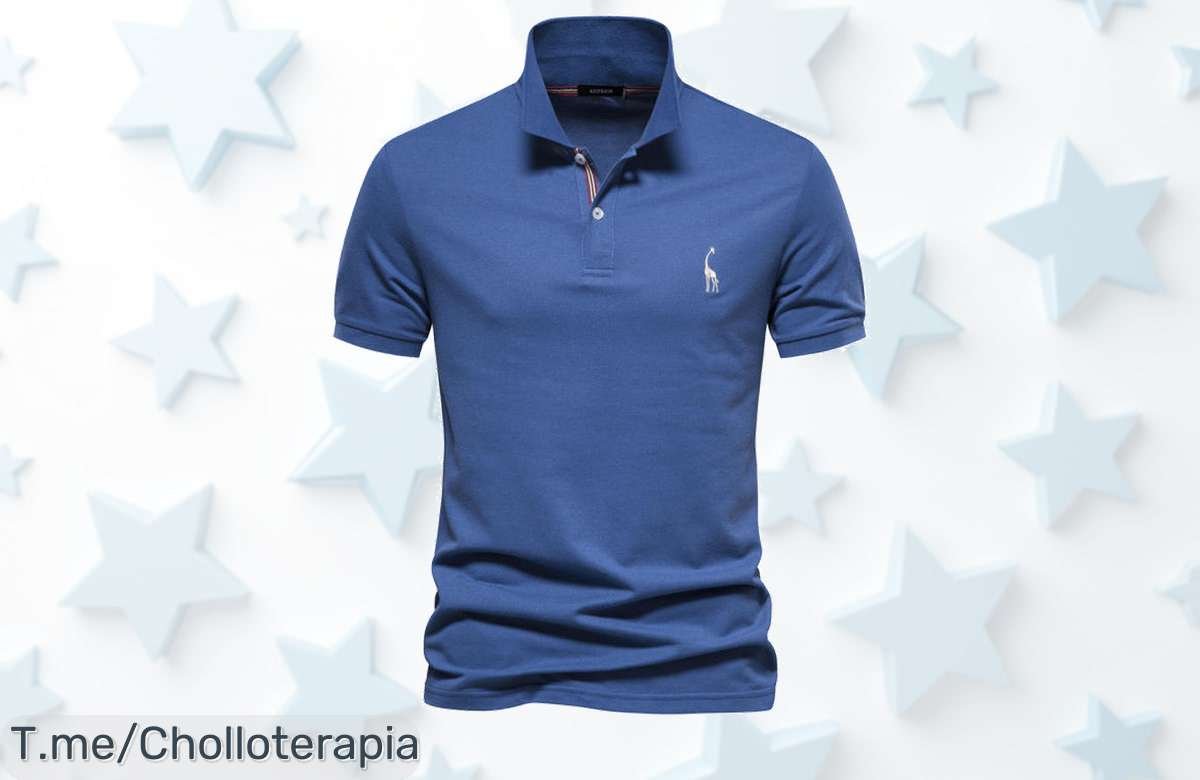 Camiseta polo de algodón con ciervo bordado calidad top a precio loco solo por tiempo limitado aprovecha este descuentazo y consigue tu super chollo antes que vuelen