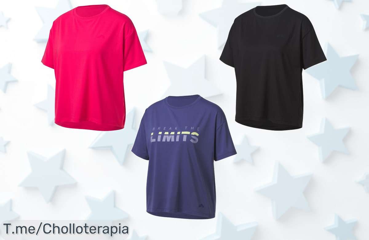 Camiseta técnica mujer con hombros descubiertos y tela súper transpirable a un precio loco nunca visto aprovecha este ofertón exclusivo antes que se acabe ¡corre ya!