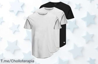 Camisetas Jack & Jones pack de 3 con caída de precio brutal nunca visto aprovecha este super chollo y llévate tres por el precio de uno antes que se acabe