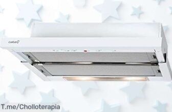 Campana extractora súper potente con luz led y filtros lavables precio loco que elimina olores rápido no pierdas este ofertón único corre ya es un descuento brutal