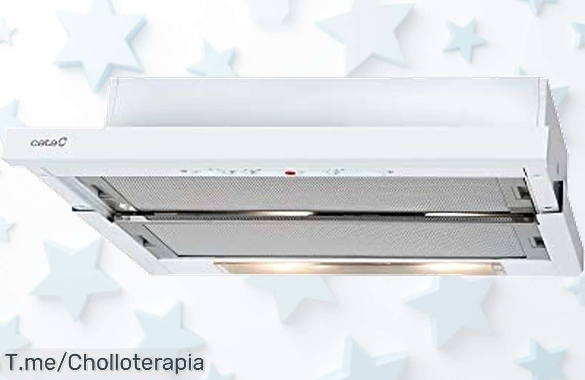 Campana extractora súper potente con luz led y filtros lavables precio loco que elimina olores rápido no pierdas este ofertón único corre ya es un descuento brutal