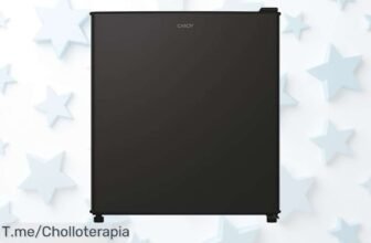 Candy mini frigorífico luz LED 43L con control fácil disfruta de tus snacks frescos ahora en un ofertón nunca visto precio loco solo por tiempo limitado compra ya
