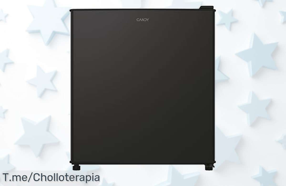 Candy mini frigorífico luz LED 43L con control fácil disfruta de tus snacks frescos ahora en un ofertón nunca visto precio loco solo por tiempo limitado compra ya