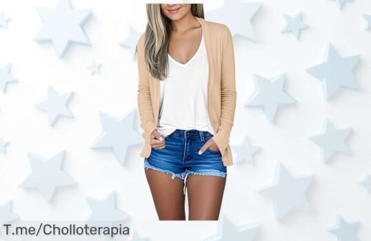 Cardigan largo mujer súper ligero y elegante ideal para verano o otoño con descuento brutal precio de ganga oferta limitada corre antes que se acabe el super chollo
