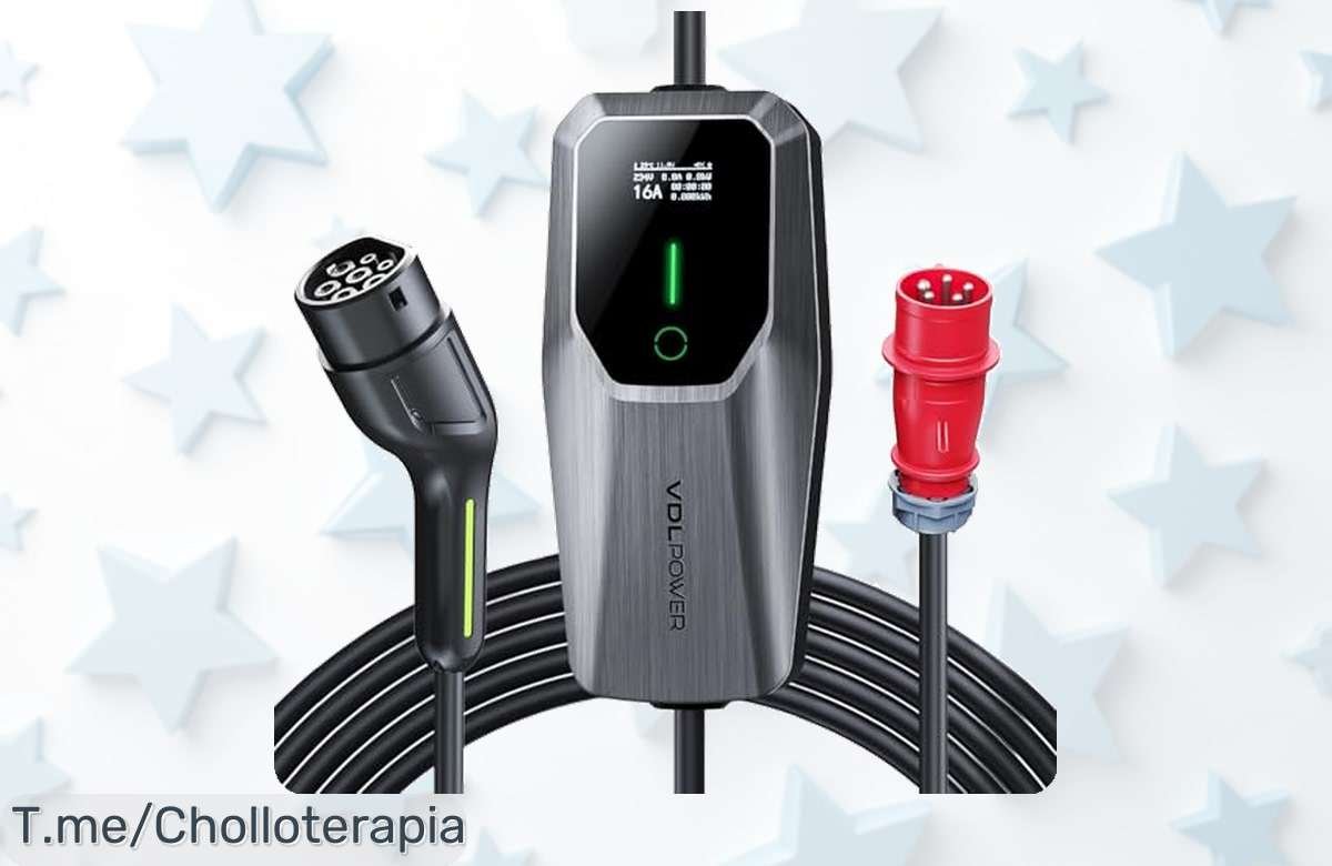 Cargador coche eléctrico VDLPOWEREU 11 kW con pantalla LCD y carga súper rápida al precio loco que nunca viste aprovecha este super chollo solo por tiempo limitado