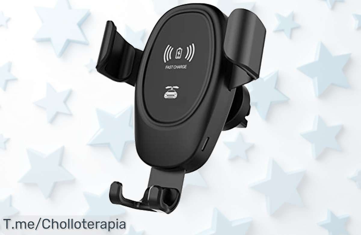 Cargador inalámbrico para coche con carga rápida 12W y protección total a un precio loco nunca visto Aprovecha este ofertón de descuento brutal ¡compra ya antes que se agote!