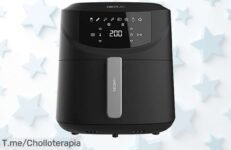 Cecotec Air Fryer 7,6L con 8 modos para cocinar sin aceite y rápido aprovecha este super chollo nunca visto con descuento brutal compra ya antes que se acabe