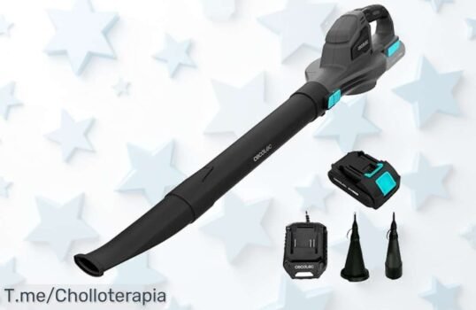 Cecotec Airforce 2500 agile super chollo con aire a 241 kmh para limpiar rápido y batería duradera aprovecha este ofertón único nunca visto ¡compra ya antes que se acabe!