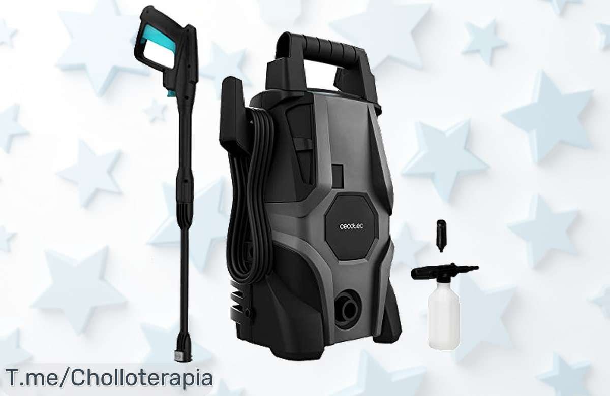 Cecotec Hydroboost 1400 potencia brutal de 105 bares para limpiar rápido y fácil con un alcance único oferta nunca vista precio loco aprovecha este super chollo ya