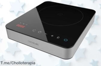 Cecotec placa de inducción portátil full magma 2000W con control táctil y 10 niveles ahora a un precio loco estreno disfruta rápido seguro sin líos aprovecha este ofertón único ya