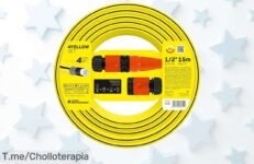 Cellfast set de riego 4YELLOW súper resistente con 15 metros para regar sin líos precio loco y descuento brutal nunca visto aprovecha ya este ofertón limitado