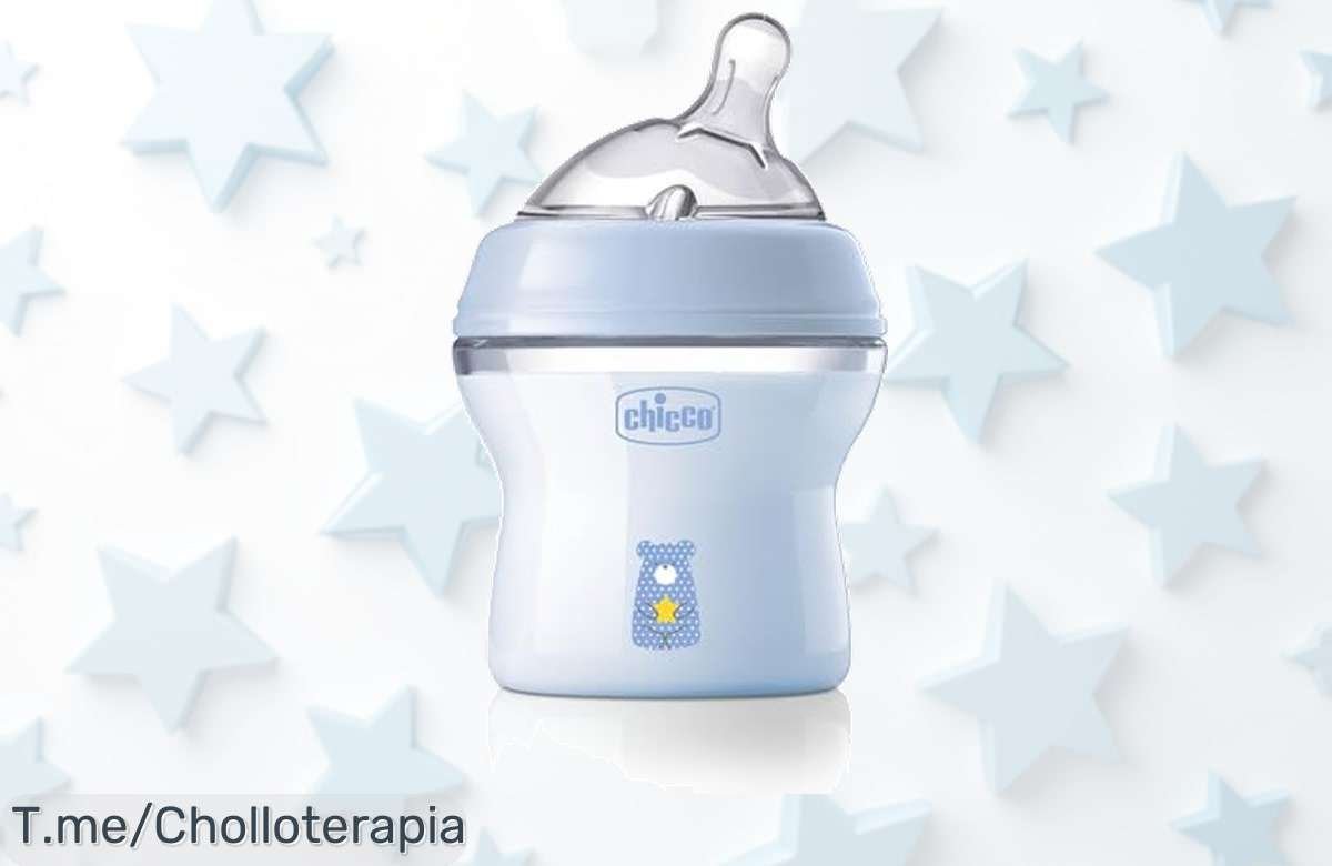 Chicco biberón anticólicos con tetina inclinada imita el pecho para succión natural disfruta de un super chollo con descuento brutal oferta nunca vista cómpralo ya antes que se acabe