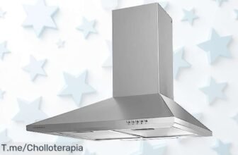 Ciarra campana extractora potente con luz LED y 3 velocidades súper chollo ahorro brutal de energía kit incluido precio loco oferta limitada ¡aprovecha ya!