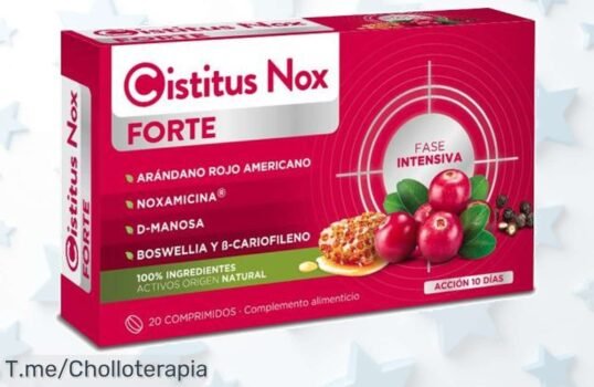 Cistitus nox forte con descuento brutal cuidado nocturno potente para sentirte mejor rápido precio loco y oferta nunca vista corre que se agota el super chollo