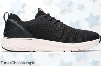 Clarks Motion Trek Mix negro talla 42 con suela súper agarre para pisadas seguras y ajuste perfecto es un ofertón nunca visto a precio loco compra ya antes que se acaben