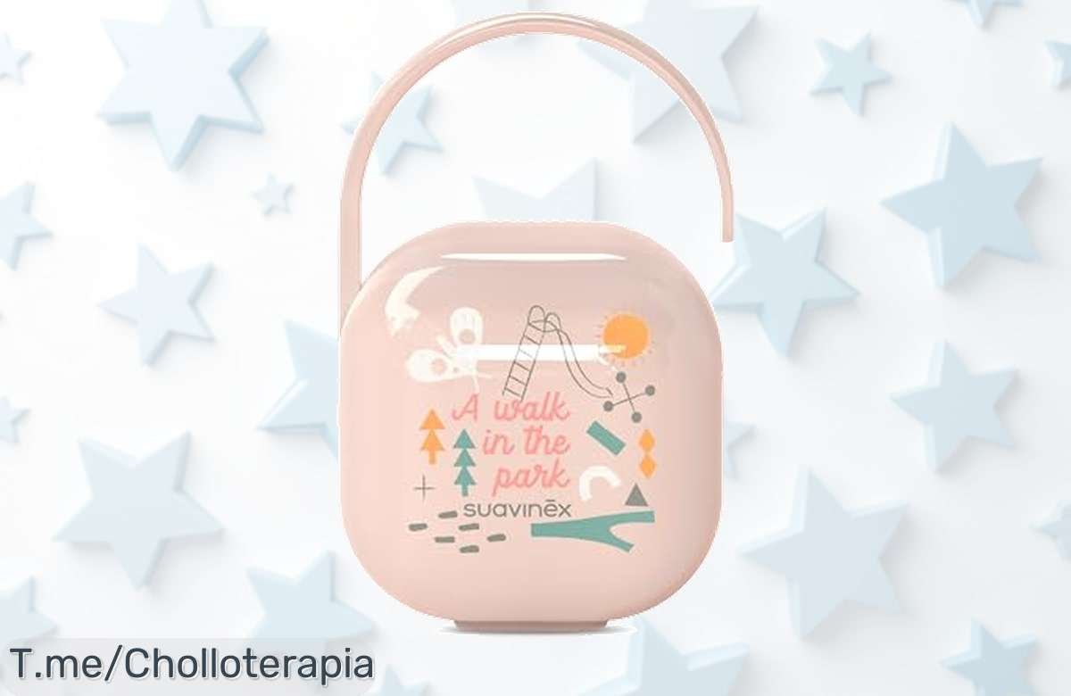 Compra ya el portachupete suavinex con asa flexible el ofertón que cuida a tu bebé y guarda sus chupetes limpios ¡descuento brutal nunca visto precio de ganga y solo por hoy!