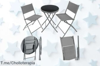 Conjunto jardín 3 piezas TecTake súper resistente con tela de secado rápido disfruta del confort al aire libre precio loco y descuento brutal oferta limitada actúa ya