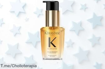Consigue Kérastase Elixir Ultime con aceite de argán y marula el super chollo que da brillo y suavidad al pelo sin pesar imagina un descuento brutal nunca visto solo hoy actúa ya