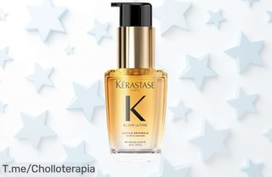 Consigue Kérastase Elixir Ultime con aceite de argán y marula el super chollo que da brillo y suavidad al pelo sin pesar imagina un descuento brutal nunca visto solo hoy actúa ya