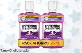 Consigue Listerine cuidado total por un precio loco disfruta protección 12 horas y aliento fresquísimo con este ofertón limitado aprovecha el descuento brutal ya
