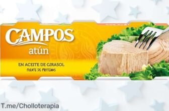 Consigue ahora el pack Campos conserva de atún 3x80g sabor natural con precio loco y descuento brutal nunca visto aprovecha este ofertón de precio de ganga antes que se agote