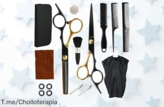 Consigue el juego de 16 tijeras profesionales en acero de calidad con súper chollo y descuento brutal para cortar y adelgazar tu pelo en casa aprovecha antes que se acabe