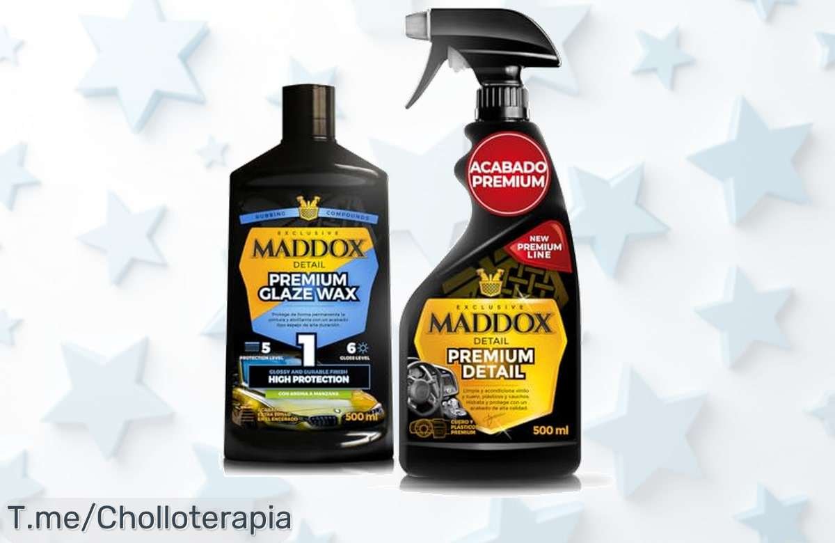 Consigue el maddox detail pack con cera carnauba para un brillo espejo brutal y limpieza total a precio loco oferta limitada cómpralo ya antes que se agote